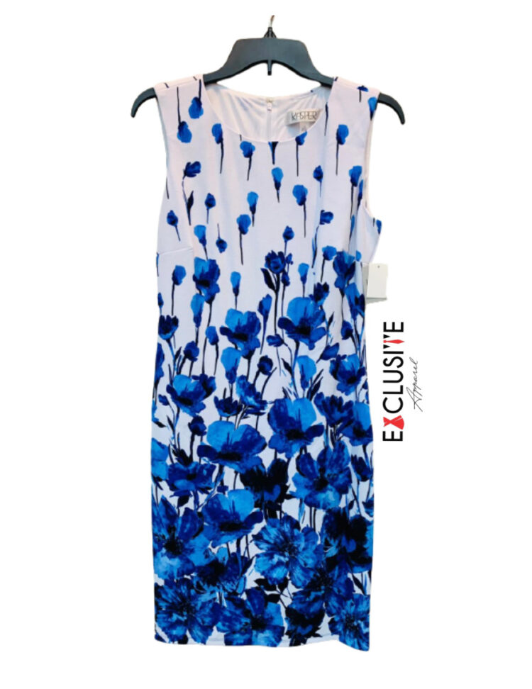 Kasper Floral-Print Sheath Dress